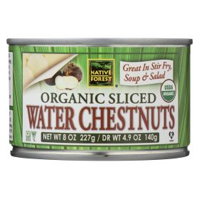 Native Forest Organic Sliced Water Chestnuts - Case Of 6 - 8 Oz