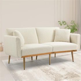 Velvet Sofa , sofa .loveseat sofa with metal feet