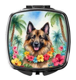 NEW Belgian Tervuren Luau Compact Mirror Decorative Travel Makeup Mirror for Women Girls Gifts Pocket Makeup Mirror Folding Handheld