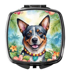 NEW Australian Cattle Dog Luau Compact Mirror Decorative Travel Makeup Mirror for Women Girls Gifts Pocket Makeup Mirror Folding Handheld