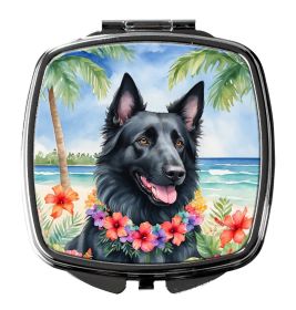 NEW Belgian Sheepdog Luau Compact Mirror Decorative Travel Makeup Mirror for Women Girls Gifts Pocket Makeup Mirror Folding Handheld