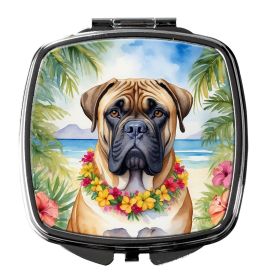 NEW Bullmastiff Luau Compact Mirror Decorative Travel Makeup Mirror for Women Girls Gifts Pocket Makeup Mirror Folding Handheld